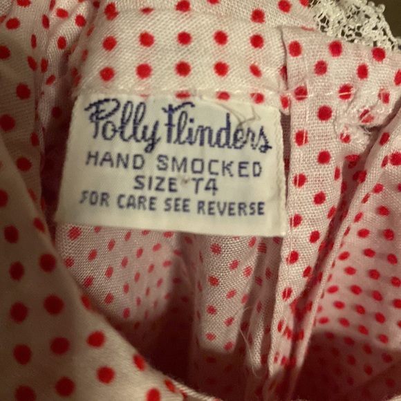 Beautiful vintage hand smocked Polly Flinders dress - Picture 9 of 10